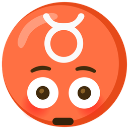 Taurus and flushed face