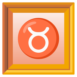 Taurus and framed picture