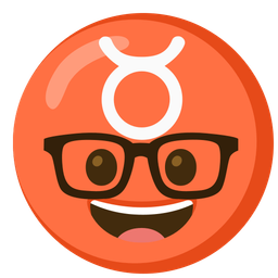 Taurus and nerd face