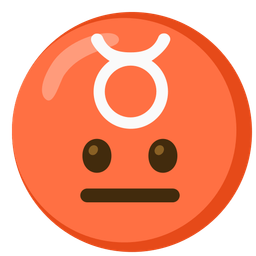 Taurus and neutral face