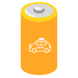 taxi and battery