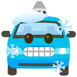 taxi and cold face