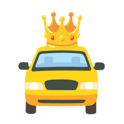 taxi and crown