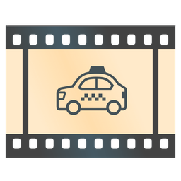 taxi and film frames