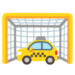 taxi and goal net