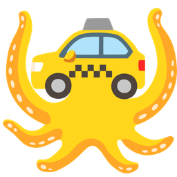taxi and octopus
