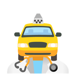 taxi and stethoscope