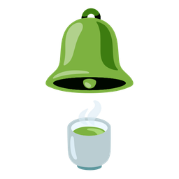 Teacup without handle and Bell