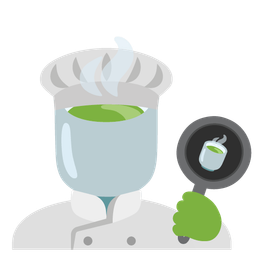 Teacup without handle and Cooking