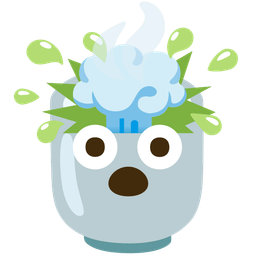 Teacup without handle and Exploding head