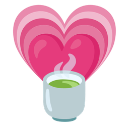 Teacup without handle and Growing heart