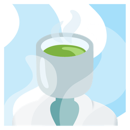 Teacup without handle and Hot springs