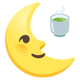 Teacup without handle and Last quarter moon face