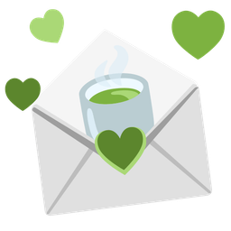 Teacup without handle and Love letter