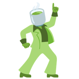 Teacup without handle and Mirror ball