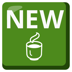 Teacup without handle and NEW button