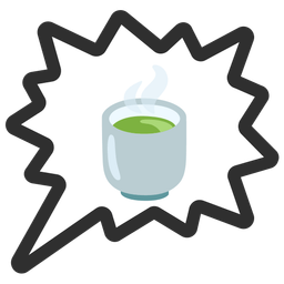 Teacup without handle and Right anger bubble