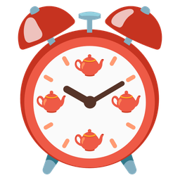 Teapot and Alarm clock