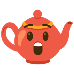 Teapot and Astonished face