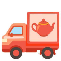 Teapot and Delivery truck