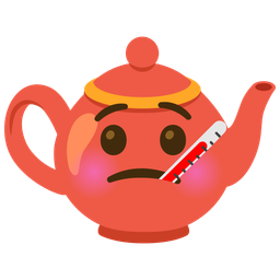 Teapot and Face with thermometer
