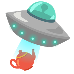 Teapot and Flying saucer