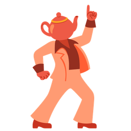 Teapot and Mirror ball