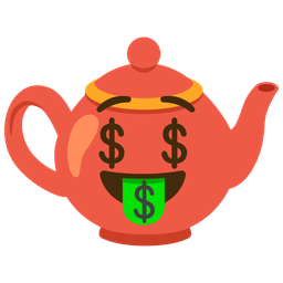 Teapot and Money-mouth face