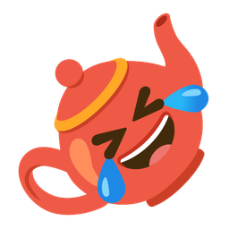 Teapot and Rolling on the floor laughing