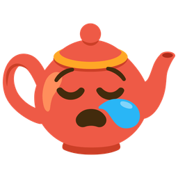 Teapot and Sleepy face
