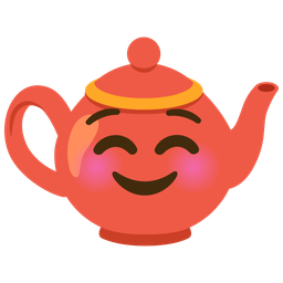 Teapot and Smiling face