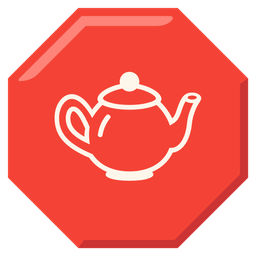 Teapot and Stop sign