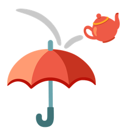 Teapot and Umbrella