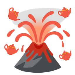 Teapot and Volcano