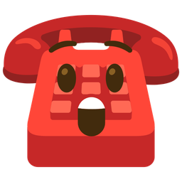 Telephone and Astonished face