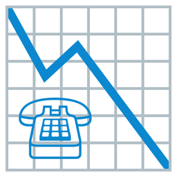 Telephone and Chart decreasing
