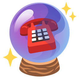 Telephone and Crystal ball