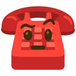 Telephone and Face with raised eyebrow