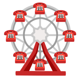 Telephone and Ferris wheel