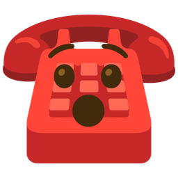 Telephone and Hushed face