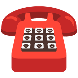 Telephone and Kiss mark