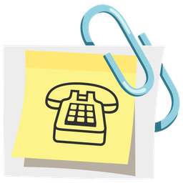 Telephone and Linked paperclips