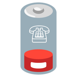 Telephone and Low battery