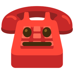 Telephone and Neutral face