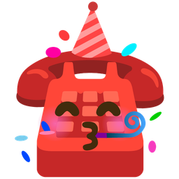 Telephone and Partying face