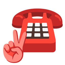 Telephone and Peace symbol