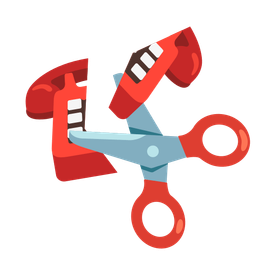 Telephone and Scissors