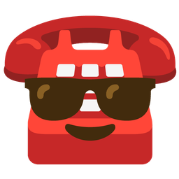 Telephone and Smiling face with sunglasses