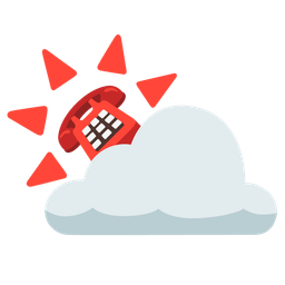 Telephone and Sun behind cloud