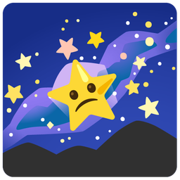 telescope and confused face